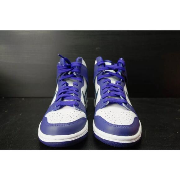 Nike Dunk High Electro Purple Midnight NavyWoman's Size 6 / 4.5 youth New - Picture 6 of 8